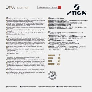 رویه راکت پینگ پنگ استیگا دی ان ای پلاتینیوم H